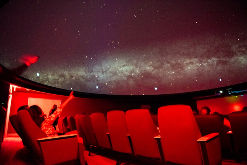 Lyco's planetarium takes third graders on a trip around the solar system